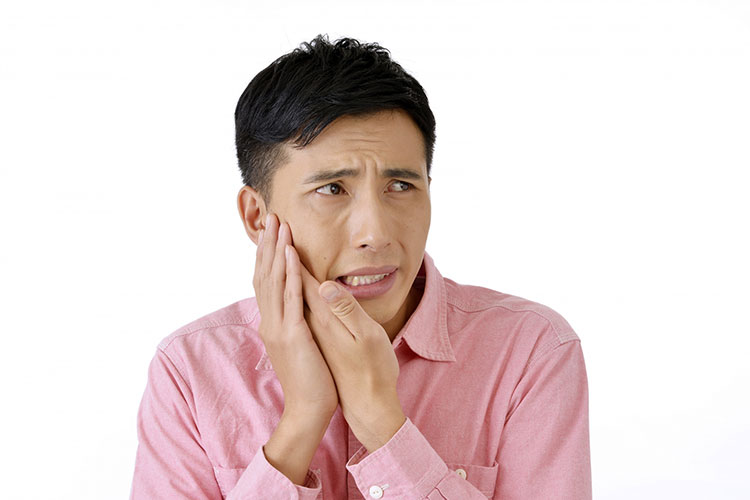 急性の歯肉や顎の炎症のイメージ画像